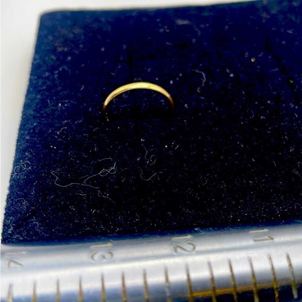 14k yellow gold band ring